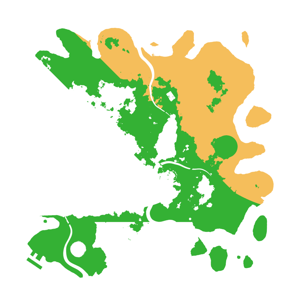 Biome Rust Map: Procedural Map, Size: 3500, Seed: 1344372808