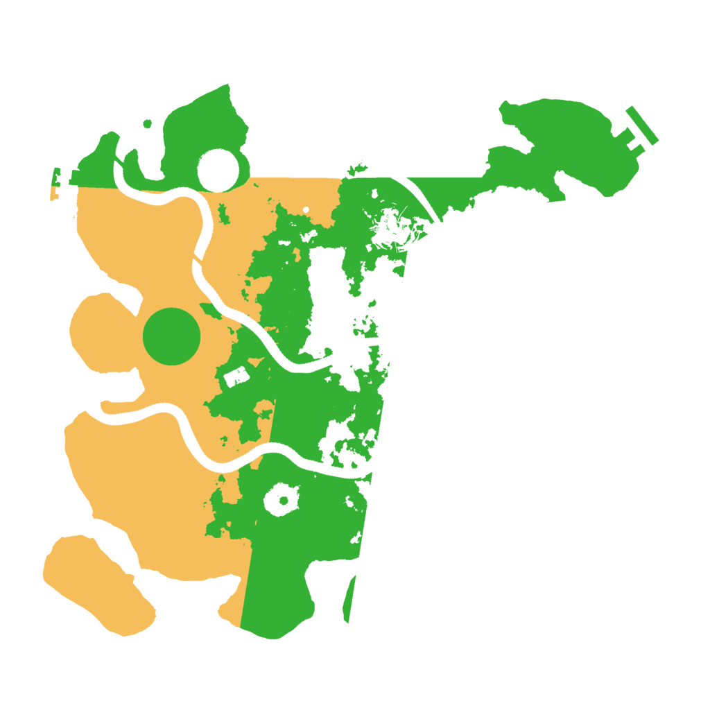 Biome Rust Map: Procedural Map, Size: 3250, Seed: 755344691
