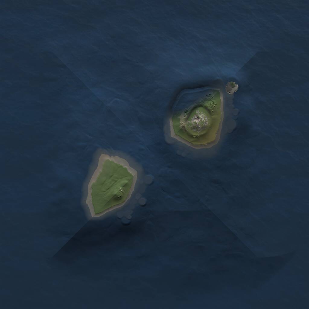 Rust Map: Procedural Map, Size: 1000, Seed: 1973365795, 1 Monuments