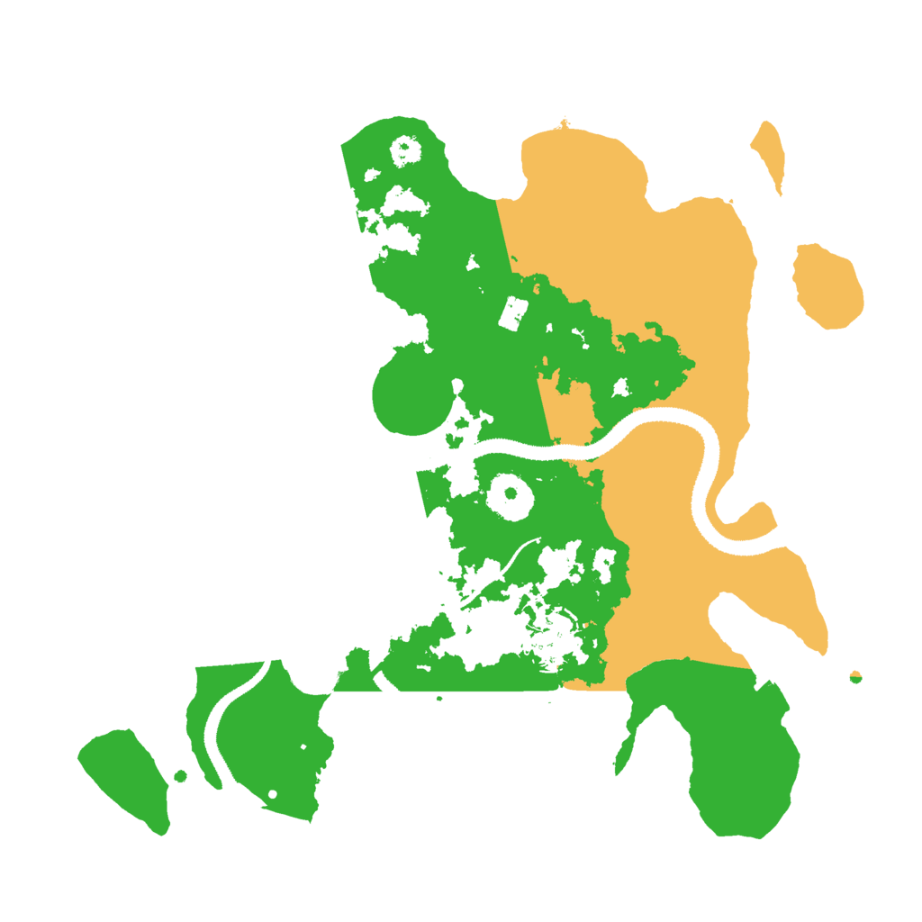 Biome Rust Map: Procedural Map, Size: 3000, Seed: 601285831