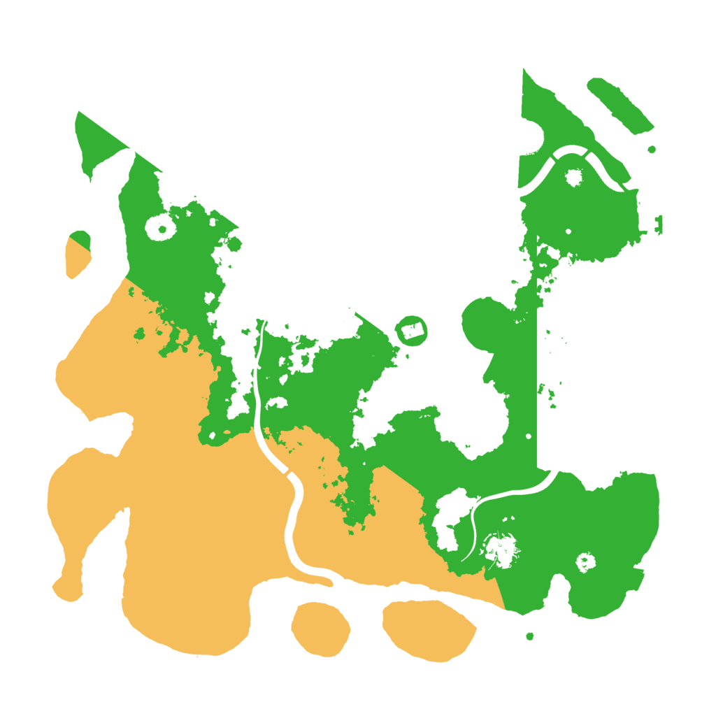 Biome Rust Map: Procedural Map, Size: 3750, Seed: 82