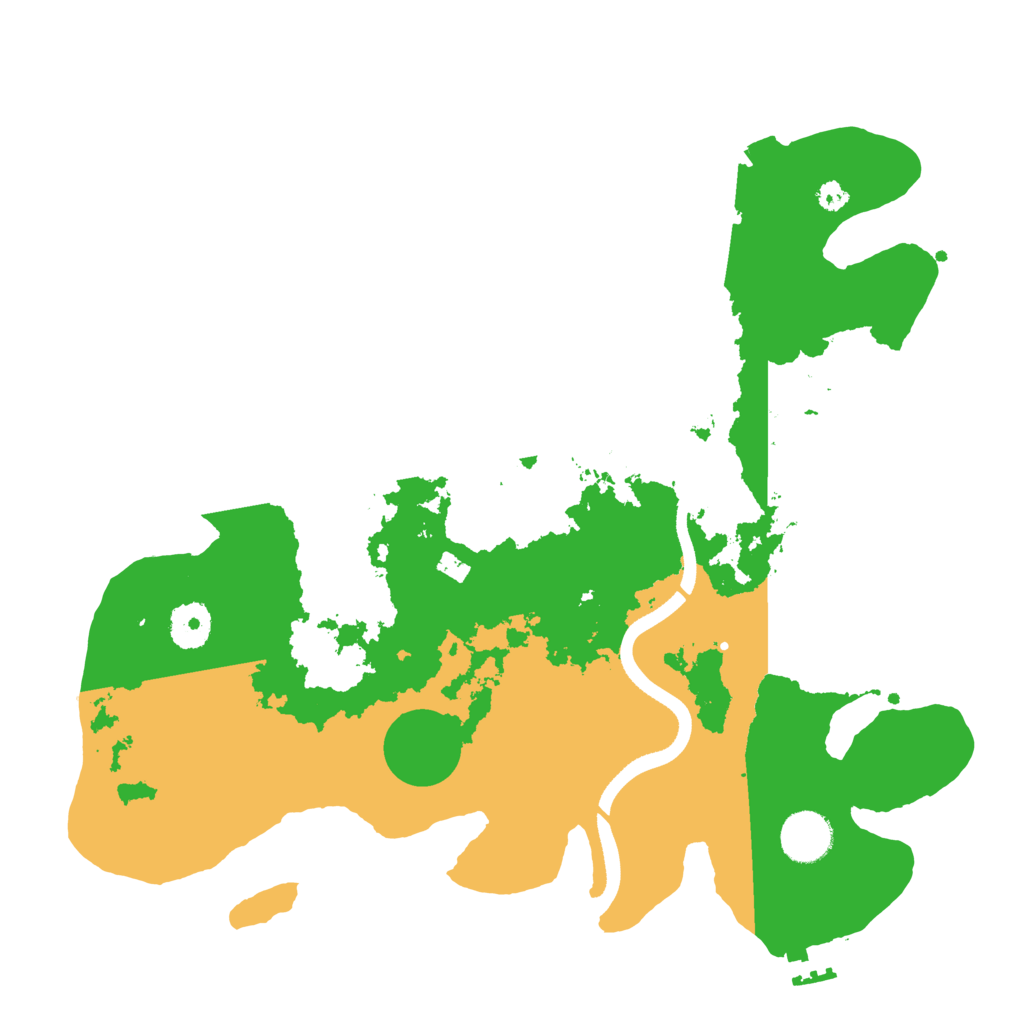 Biome Rust Map: Procedural Map, Size: 3500, Seed: 467327