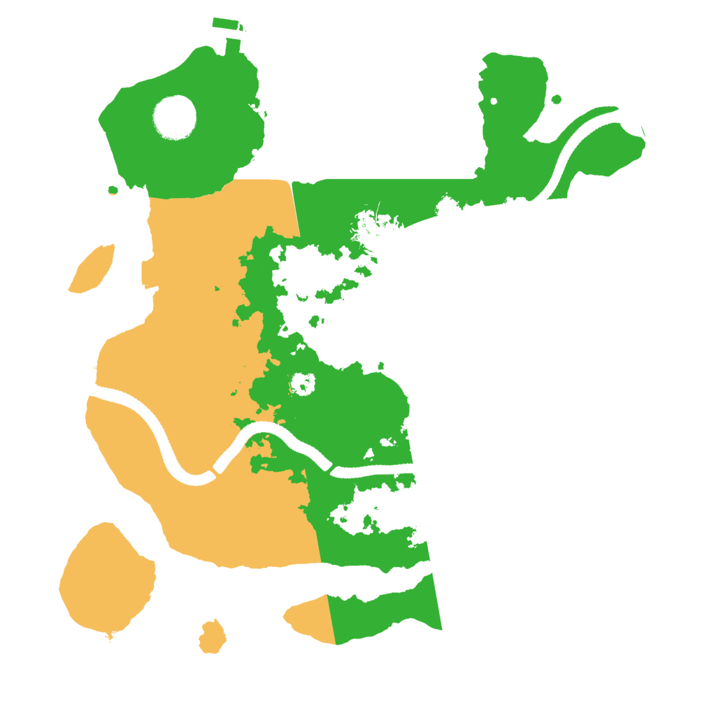 Biome Rust Map: Procedural Map, Size: 3000, Seed: 6726