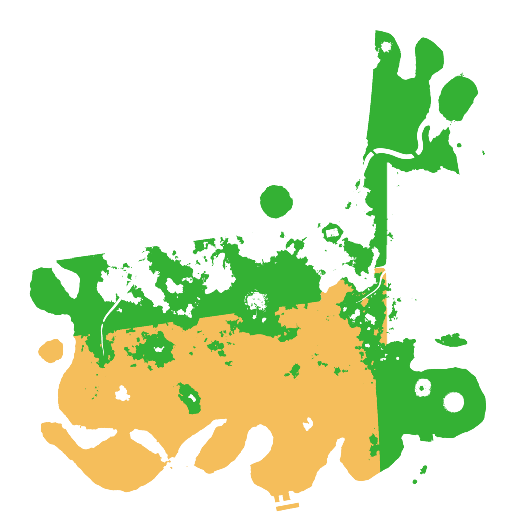 Biome Rust Map: Procedural Map, Size: 4500, Seed: 500573427