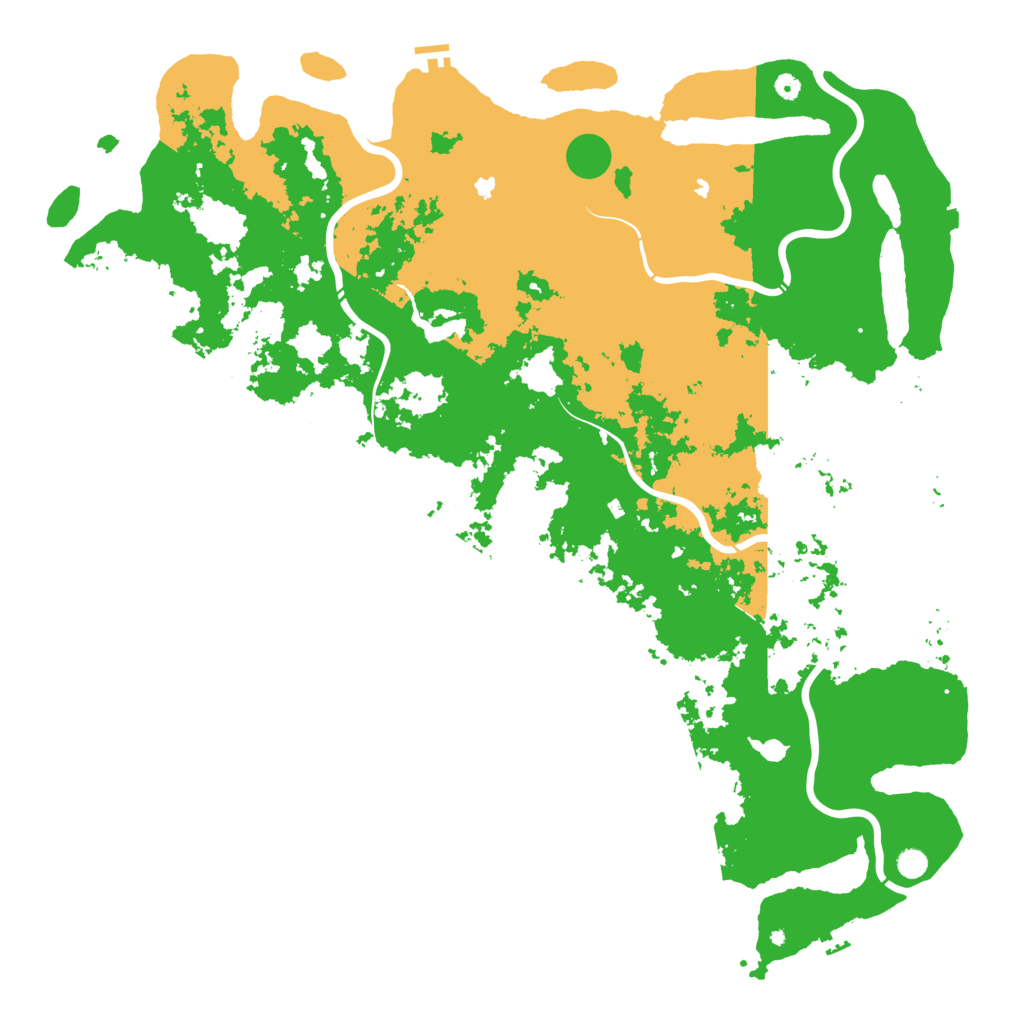 Biome Rust Map: Procedural Map, Size: 6000, Seed: 1128746713