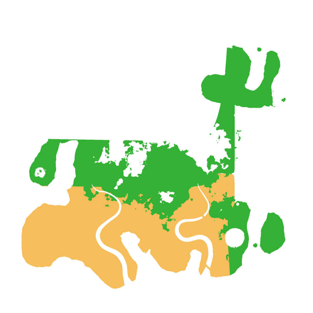 Biome Rust Map: Procedural Map, Size: 3000, Seed: 1007186951