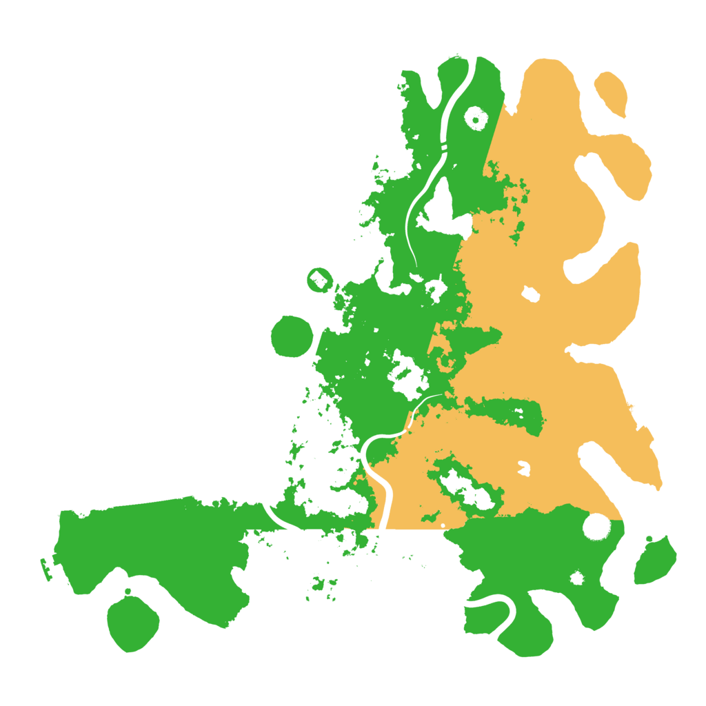 Biome Rust Map: Procedural Map, Size: 4600, Seed: 1833822376