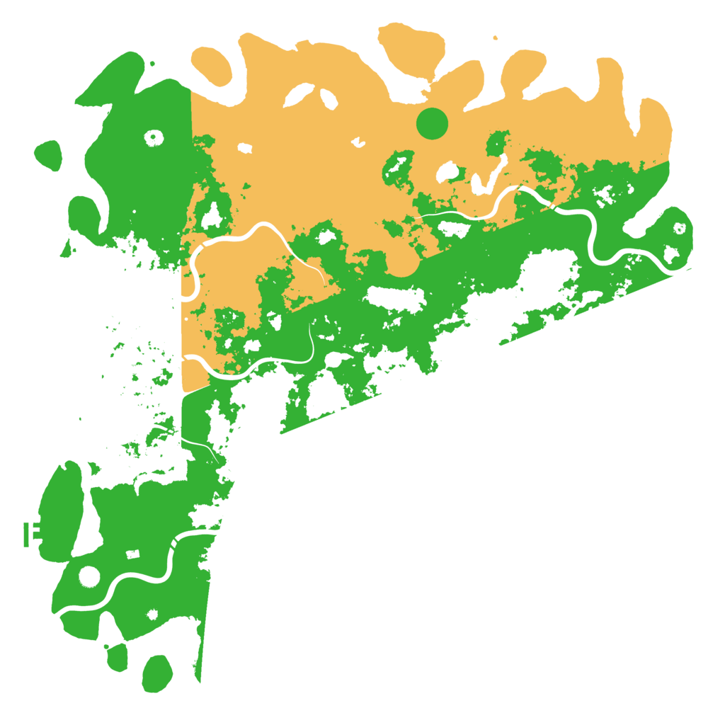 Biome Rust Map: Procedural Map, Size: 6000, Seed: 73777377