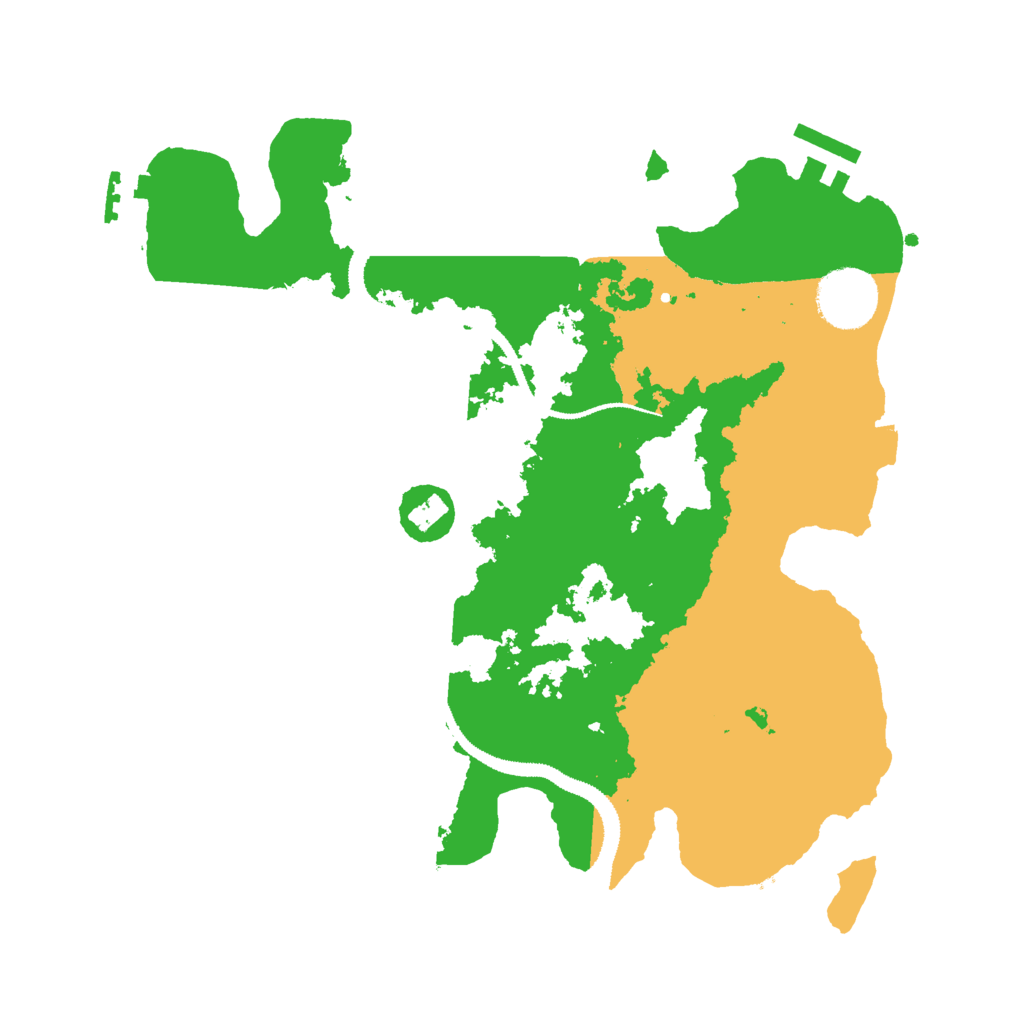 Biome Rust Map: Procedural Map, Size: 3000, Seed: 657051684