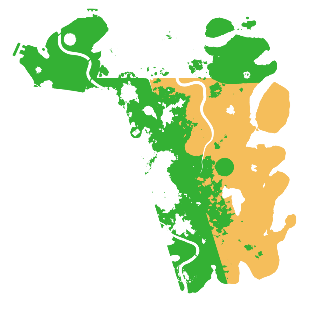 Biome Rust Map: Procedural Map, Size: 4500, Seed: 6817405