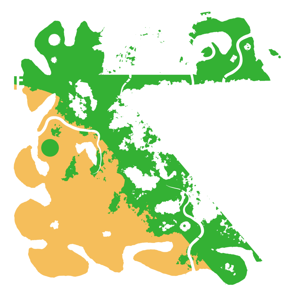Biome Rust Map: Procedural Map, Size: 4500, Seed: 1239972119