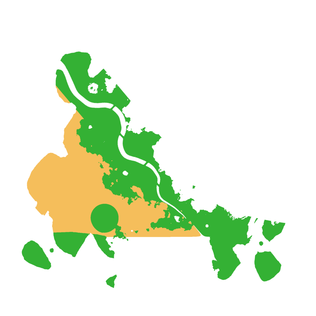 Biome Rust Map: Procedural Map, Size: 3000, Seed: 810114376