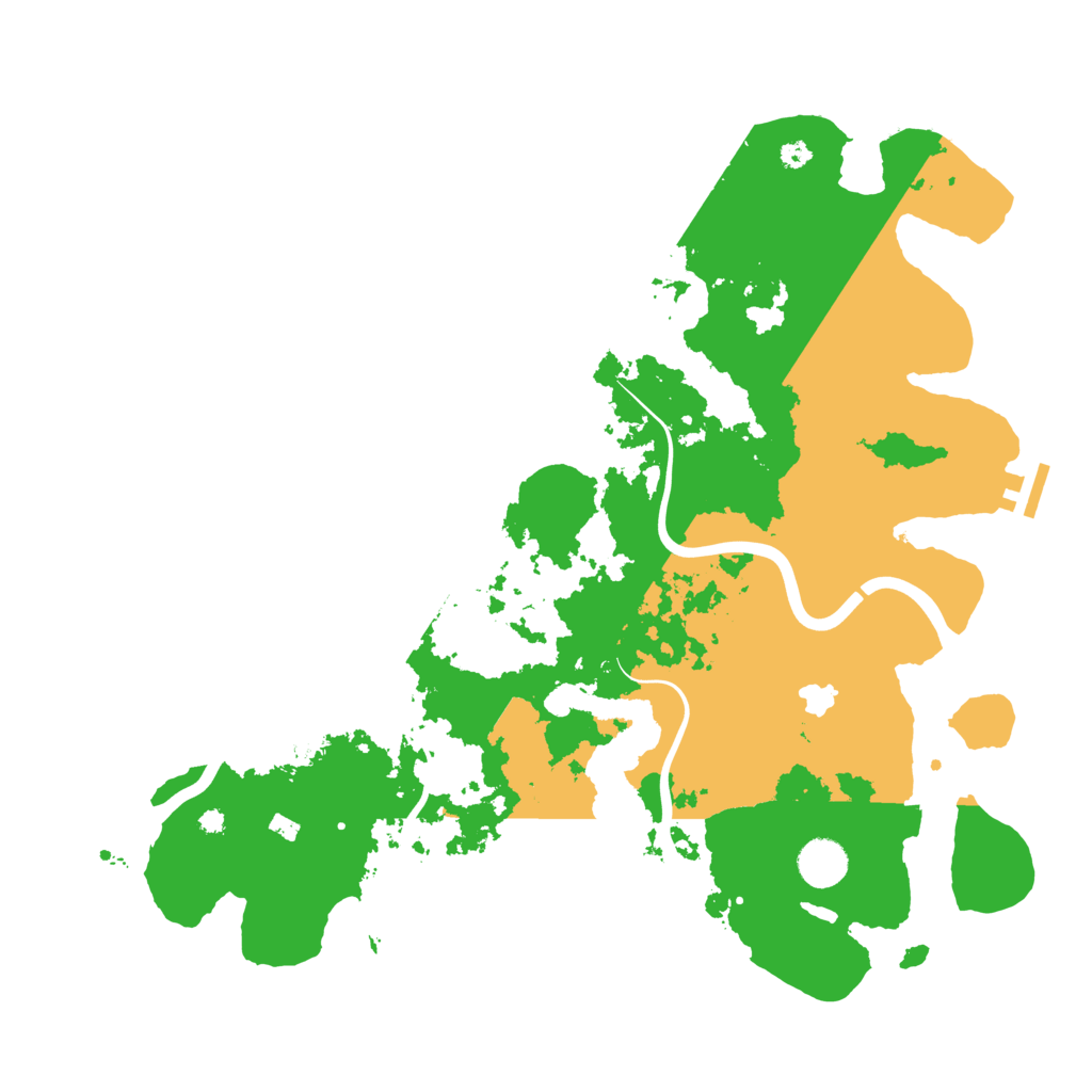 Biome Rust Map: Procedural Map, Size: 4000, Seed: 533466822