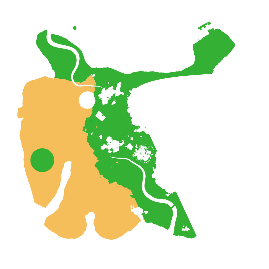 Biome Rust Map: Procedural Map, Size: 3000, Seed: 1413572648