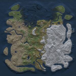 Thumbnail Rust Map: Procedural Map, Size: 4750, Seed: 1506715672, 16 Monuments
