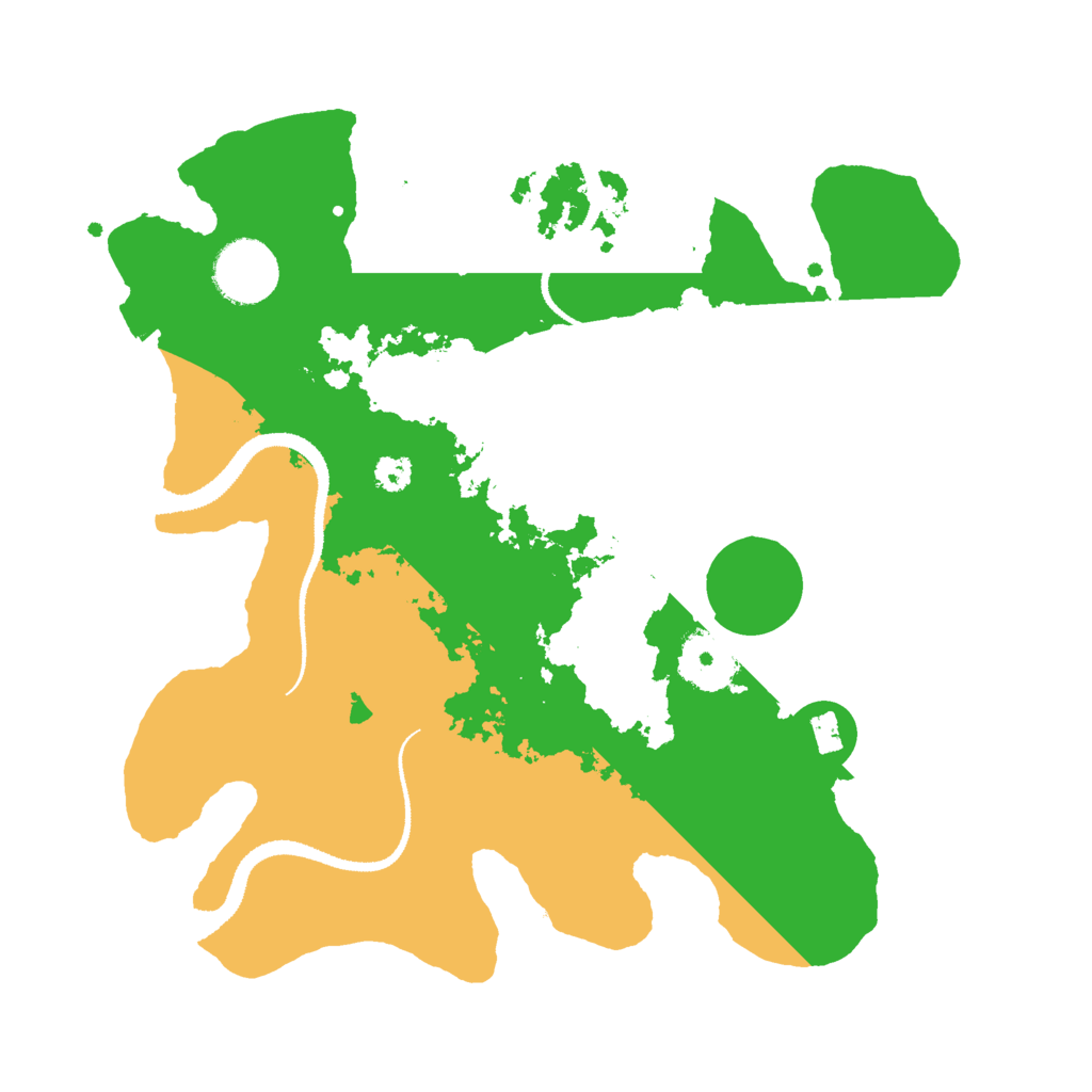 Biome Rust Map: Procedural Map, Size: 3000, Seed: 651768100