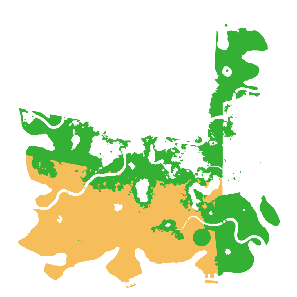 Biome Rust Map: Procedural Map, Size: 4500, Seed: 566598040