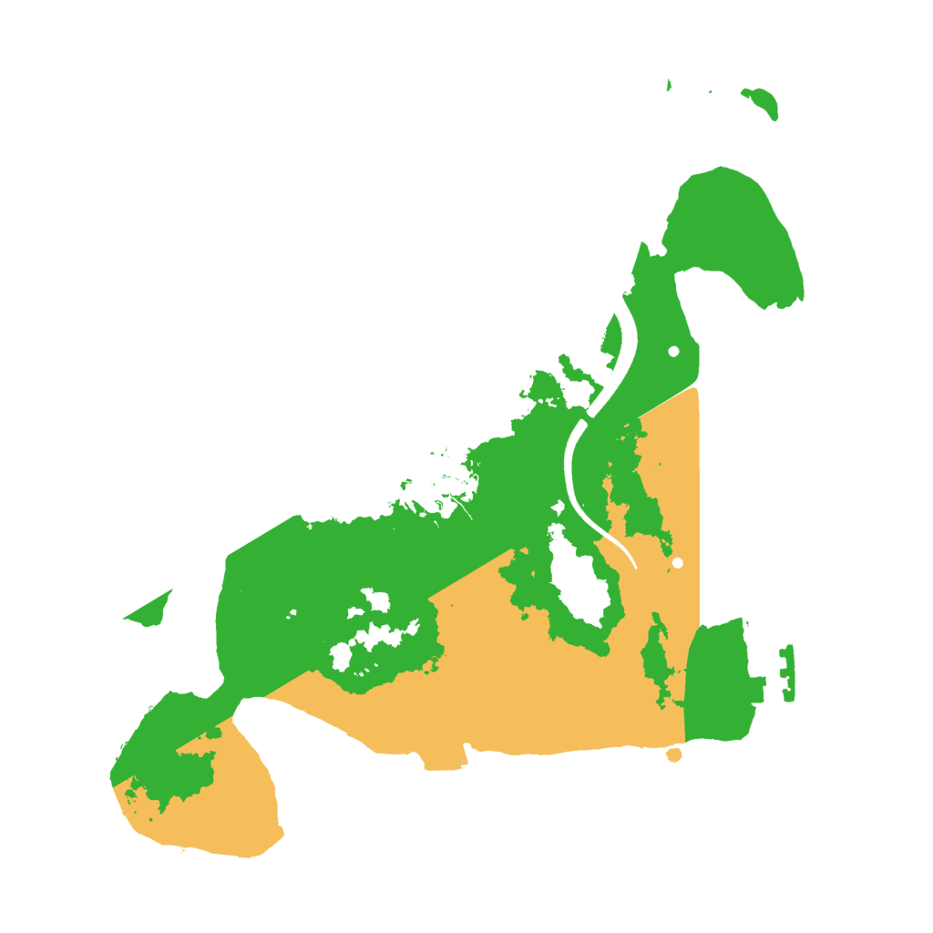Biome Rust Map: Procedural Map, Size: 2500, Seed: 1700704179