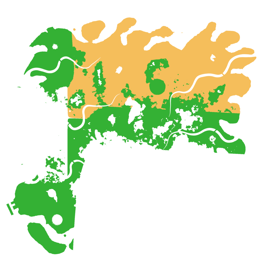 Biome Rust Map: Procedural Map, Size: 4500, Seed: 1681139945