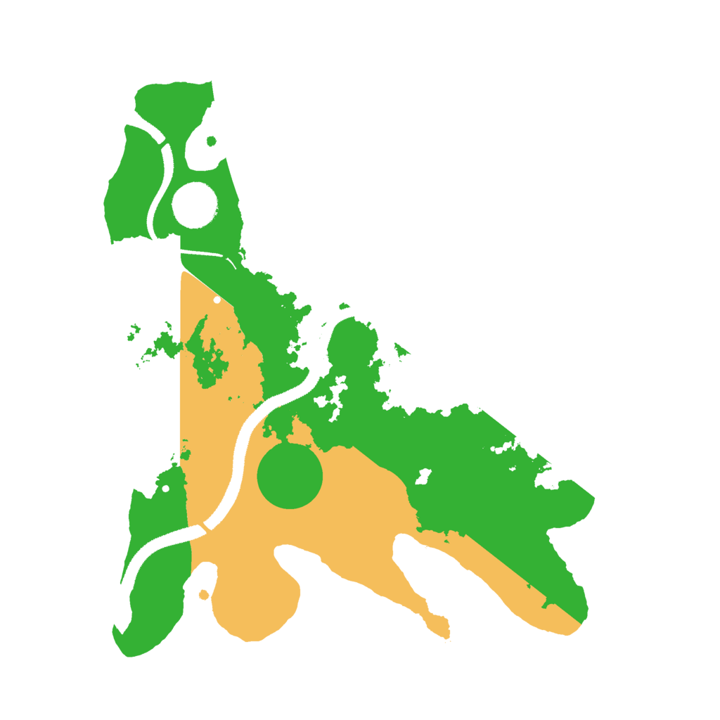 Biome Rust Map: Procedural Map, Size: 2900, Seed: 792689205
