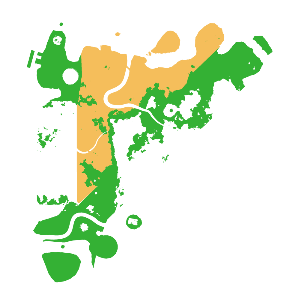 Biome Rust Map: Procedural Map, Size: 3500, Seed: 2102012390