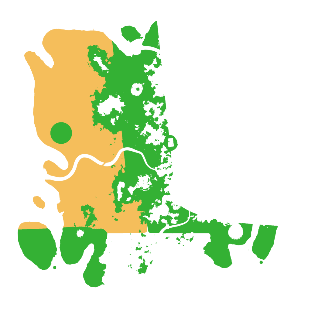 Biome Rust Map: Procedural Map, Size: 3800, Seed: 10726