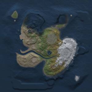 Thumbnail Rust Map: Procedural Map, Size: 2200, Seed: 173642242, 4 Monuments