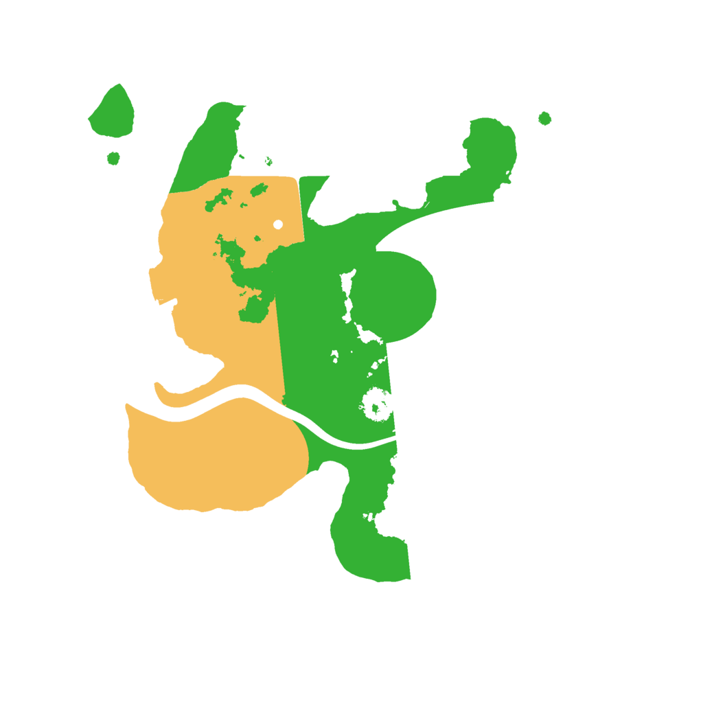 Biome Rust Map: Procedural Map, Size: 2200, Seed: 173642242