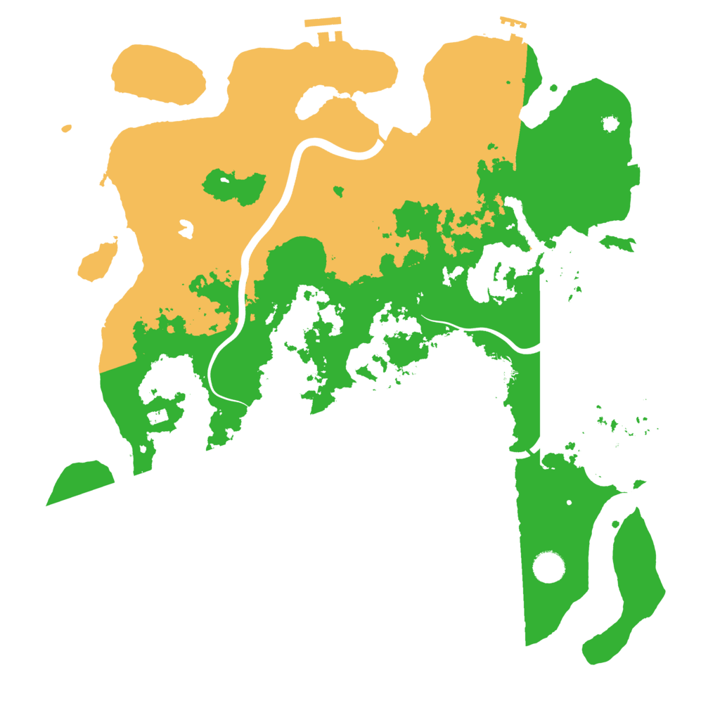 Biome Rust Map: Procedural Map, Size: 4000, Seed: 9735