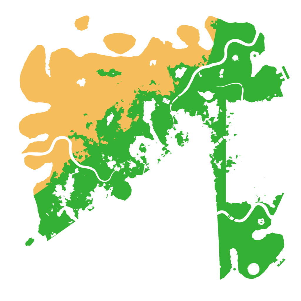 Biome Rust Map: Procedural Map, Size: 4500, Seed: 987666513