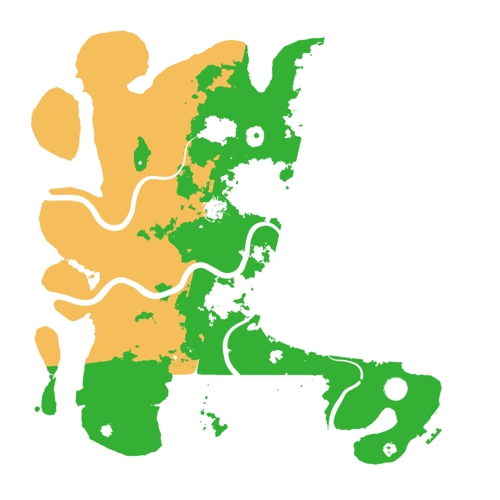 Biome Rust Map: Procedural Map, Size: 3800, Seed: 2027577443