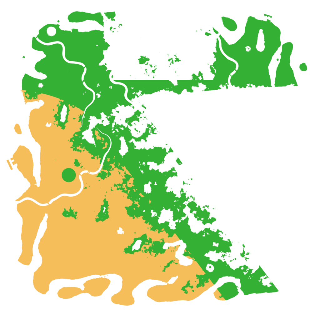 Biome Rust Map: Procedural Map, Size: 6000, Seed: 884314444