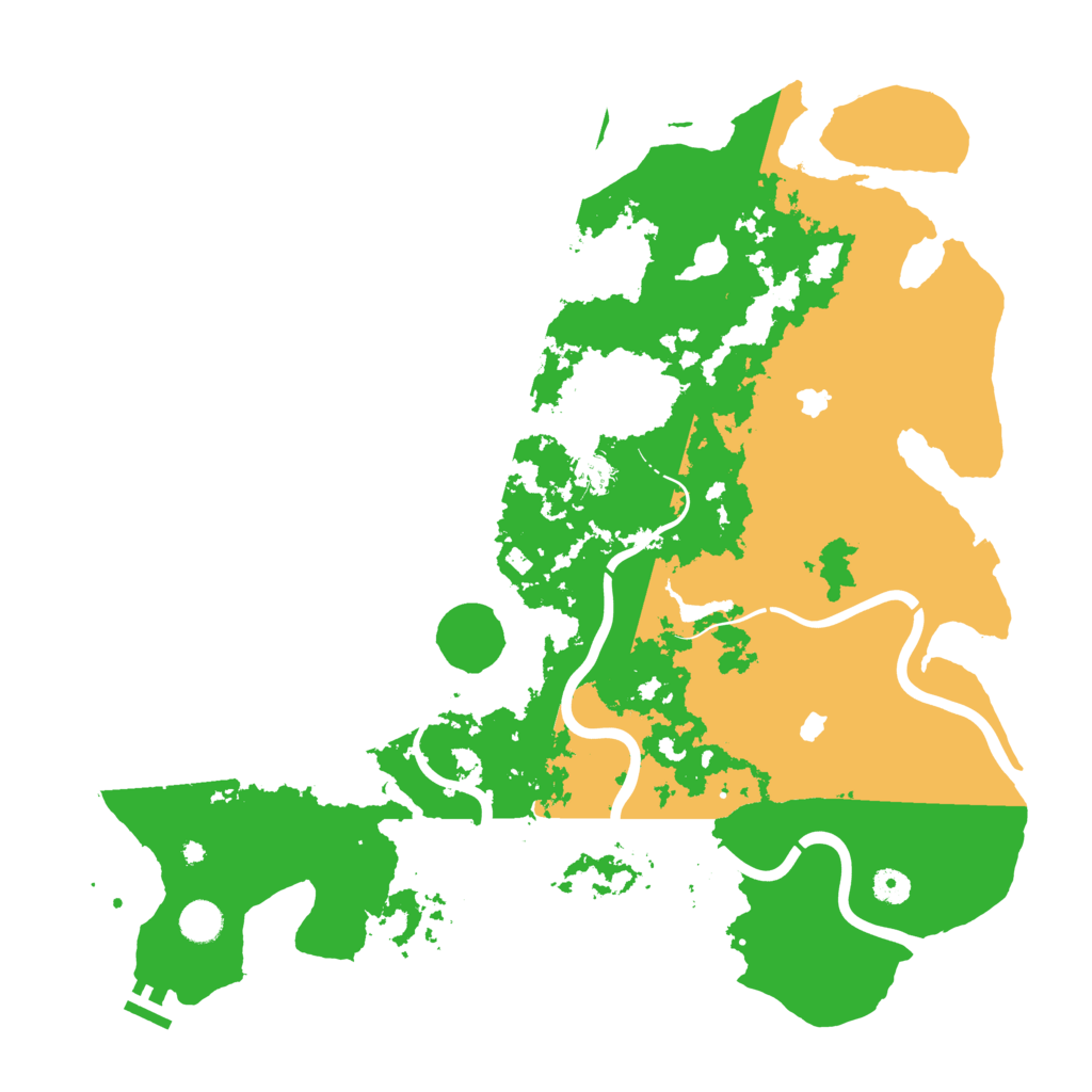 Biome Rust Map: Procedural Map, Size: 4500, Seed: 785649380