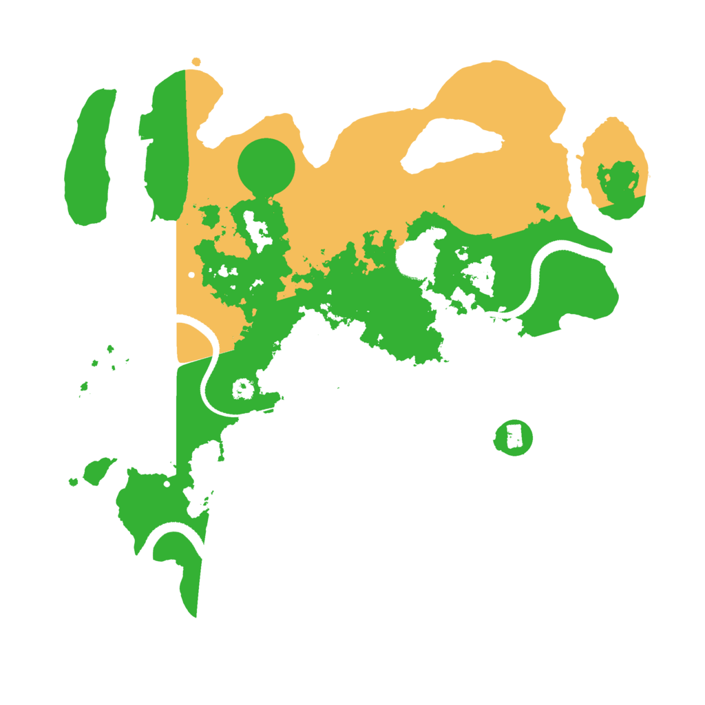 Biome Rust Map: Procedural Map, Size: 3250, Seed: 844359223