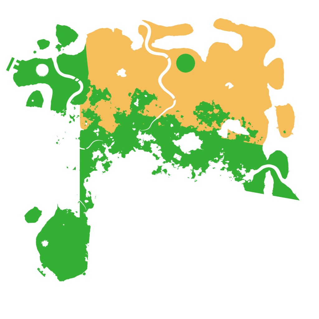 Biome Rust Map: Procedural Map, Size: 4500, Seed: 231390109
