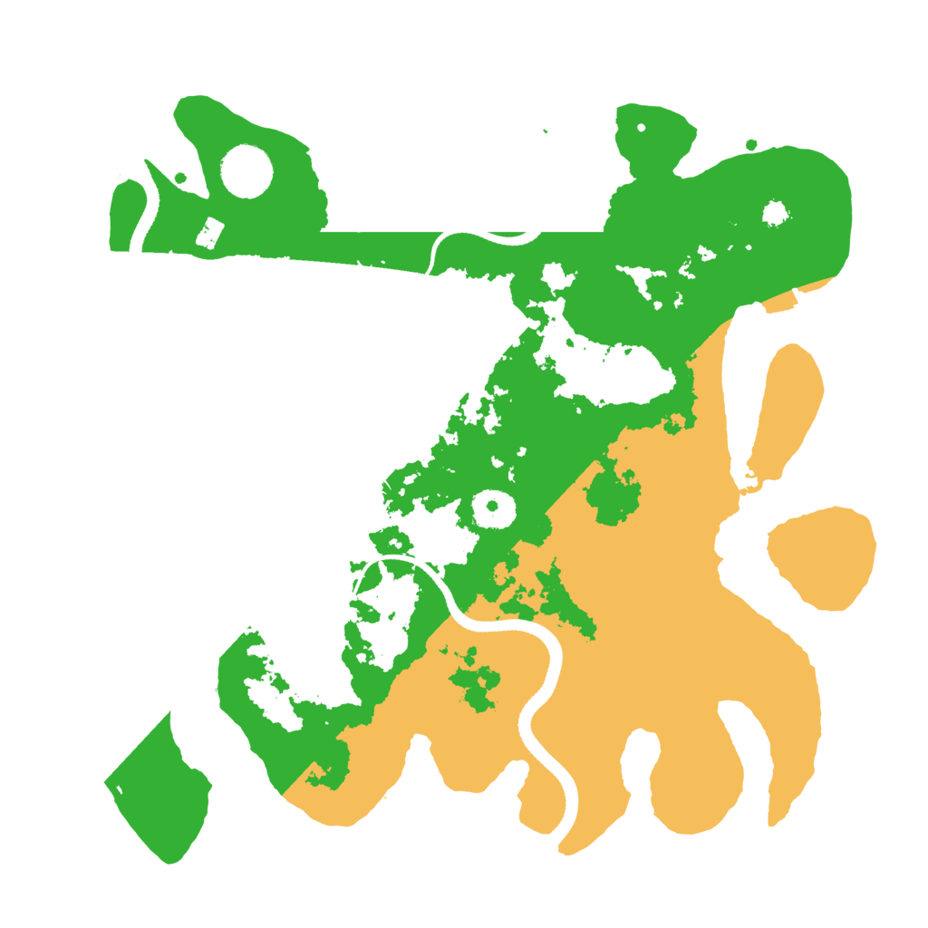 Biome Rust Map: Procedural Map, Size: 3300, Seed: 360239118