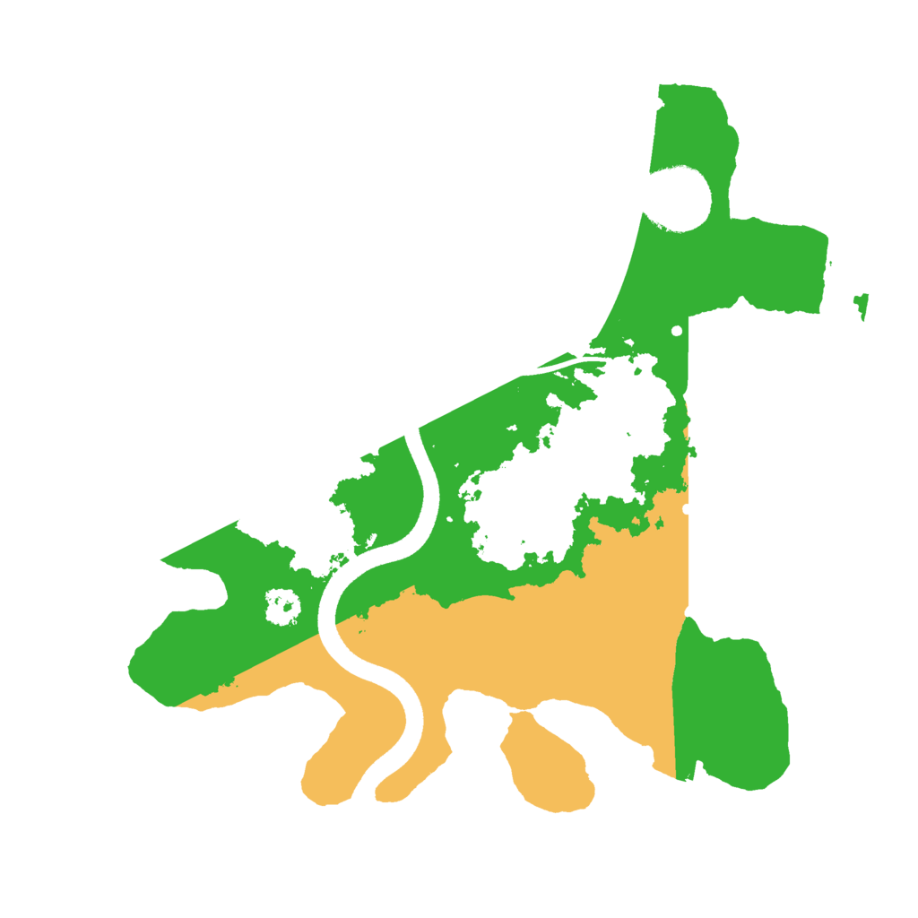 Biome Rust Map: Procedural Map, Size: 2500, Seed: 694478966