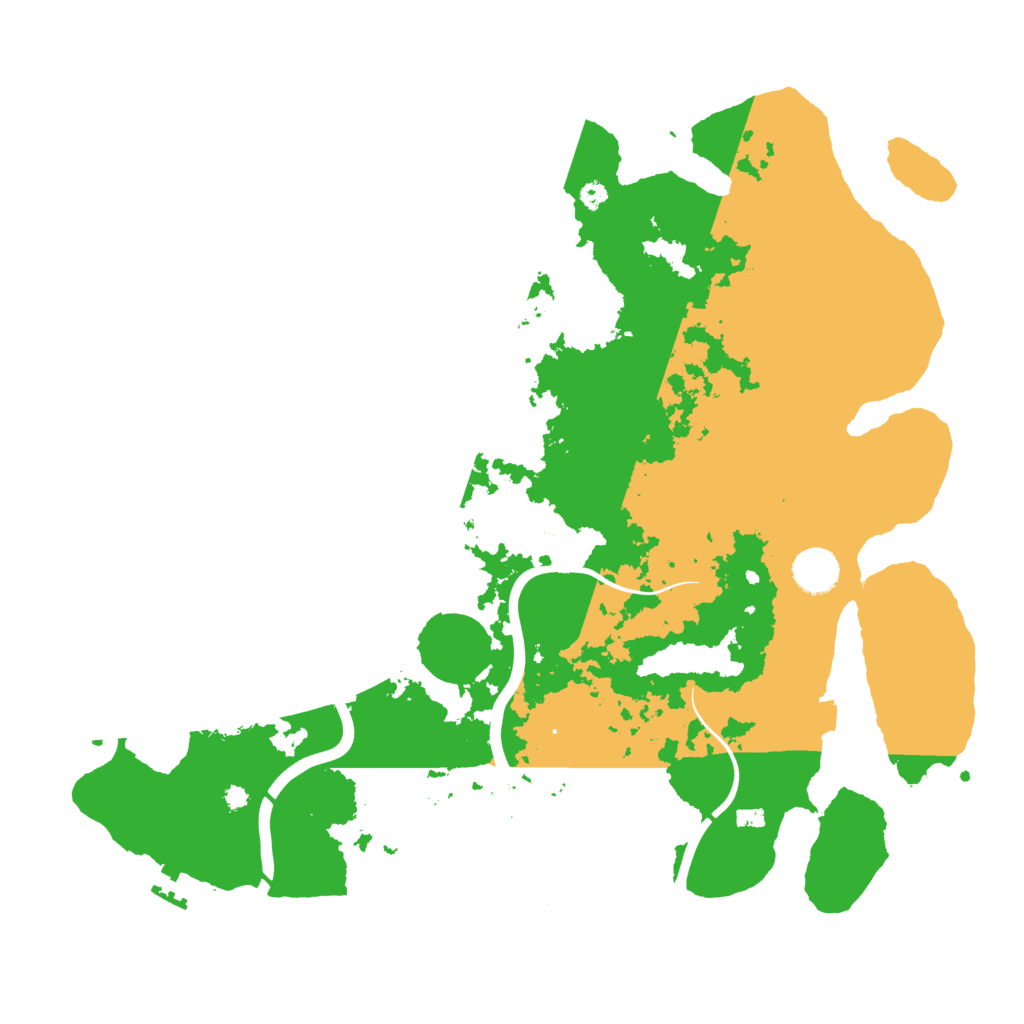 Biome Rust Map: Procedural Map, Size: 3900, Seed: 897336735