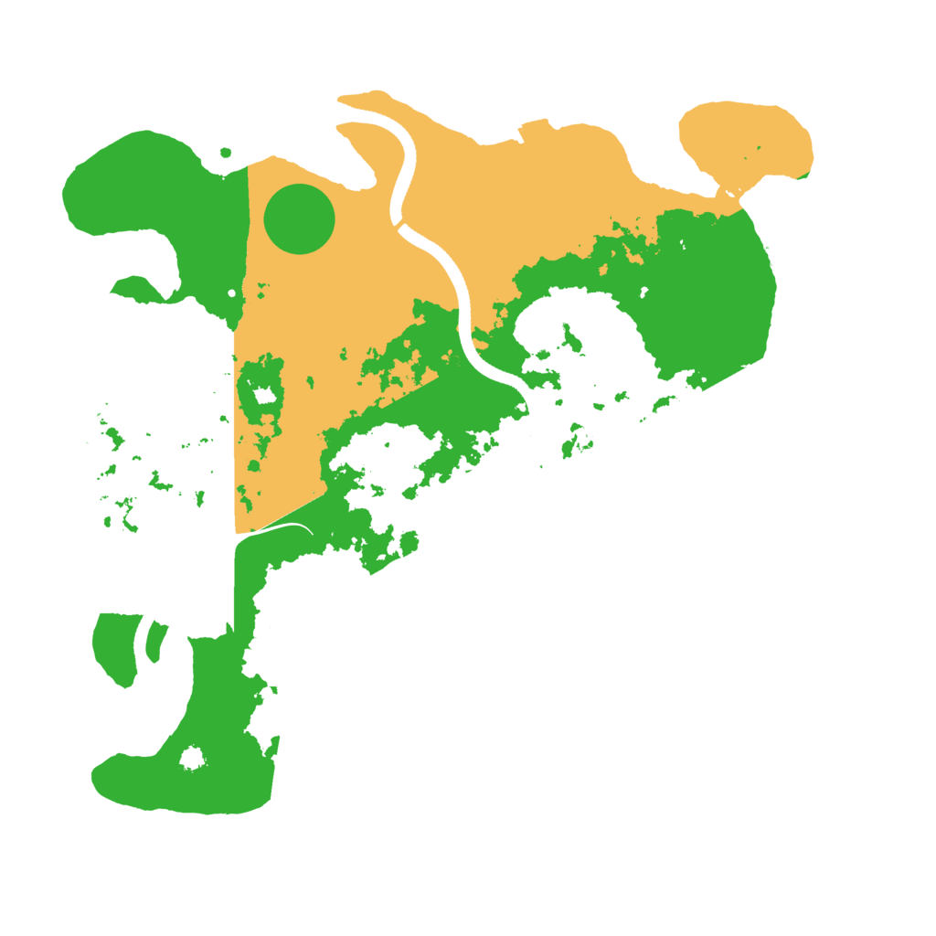 Biome Rust Map: Procedural Map, Size: 3500, Seed: 1716692697