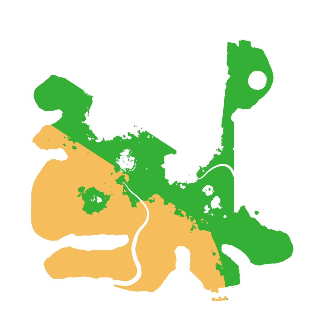 Biome Rust Map: Procedural Map, Size: 3000, Seed: 9465701
