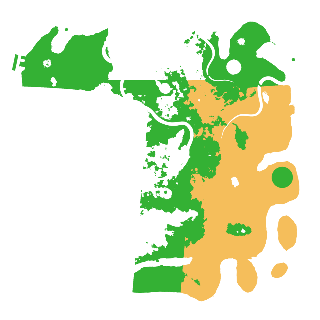 Biome Rust Map: Procedural Map, Size: 4000, Seed: 1758961172