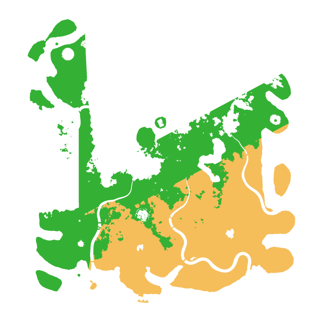 Biome Rust Map: Procedural Map, Size: 4500, Seed: 302976689