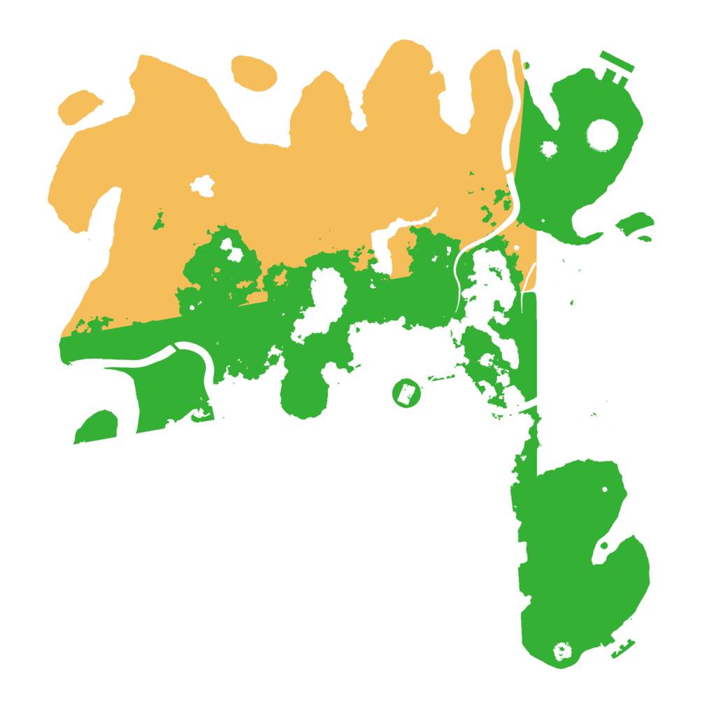 Biome Rust Map: Procedural Map, Size: 4000, Seed: 1986538635