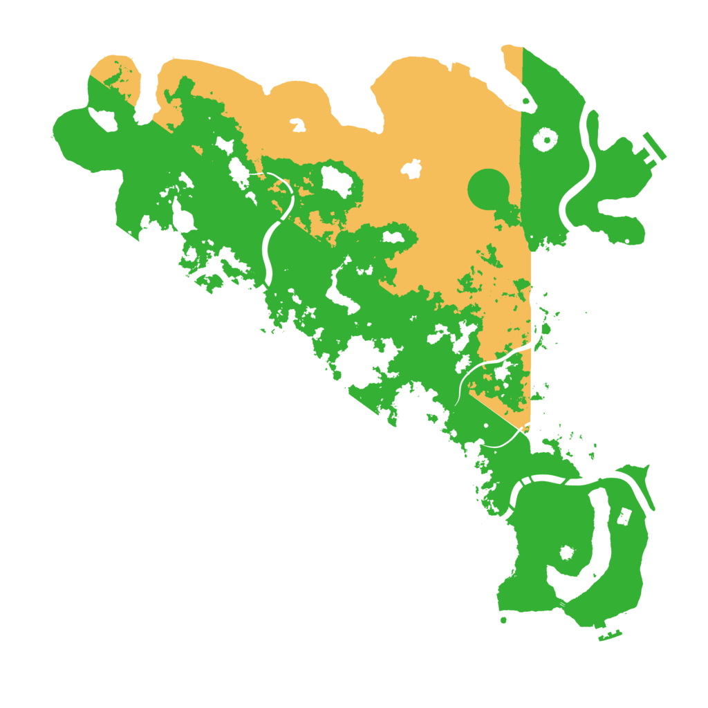 Biome Rust Map: Procedural Map, Size: 4500, Seed: 1116667955