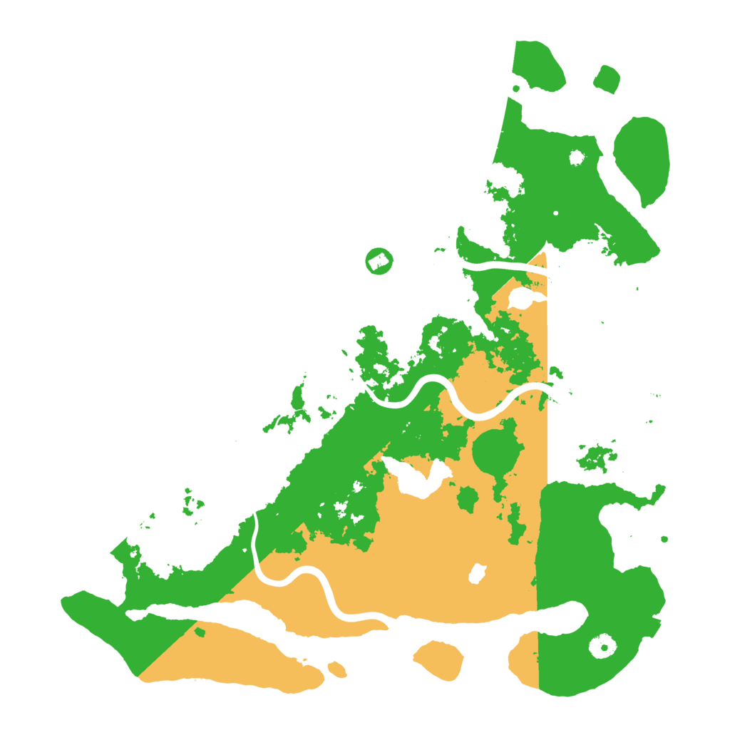 Biome Rust Map: Procedural Map, Size: 4300, Seed: 2035246860