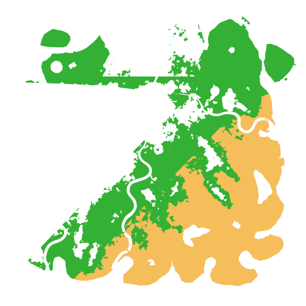 Biome Rust Map: Procedural Map, Size: 4500, Seed: 65484632
