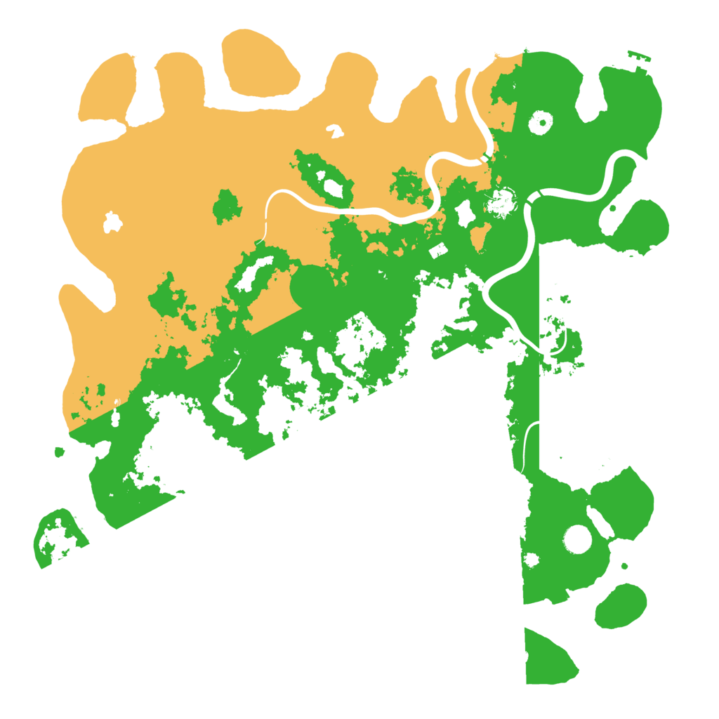Biome Rust Map: Procedural Map, Size: 4500, Seed: 970865570