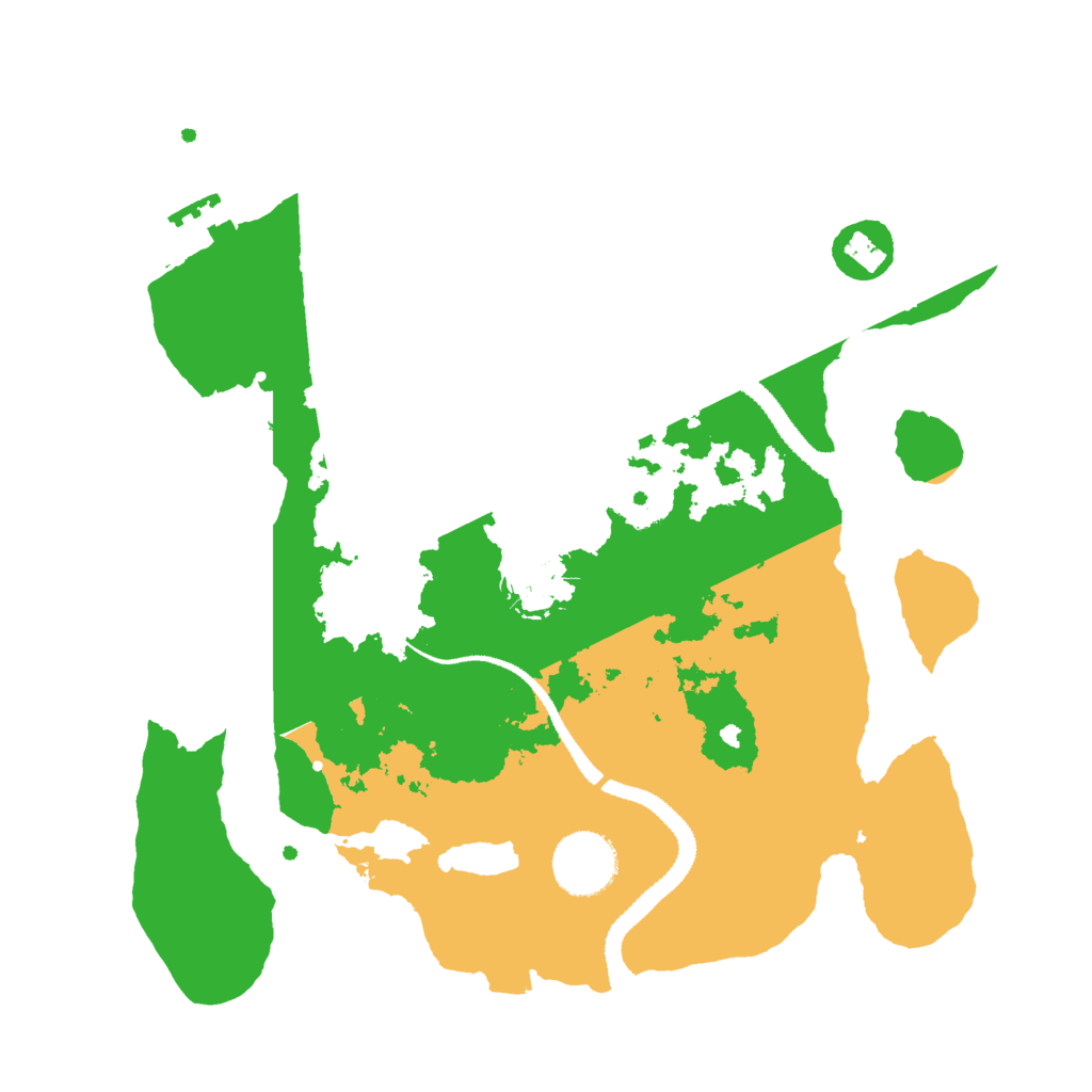 Biome Rust Map: Procedural Map, Size: 3000, Seed: 4884