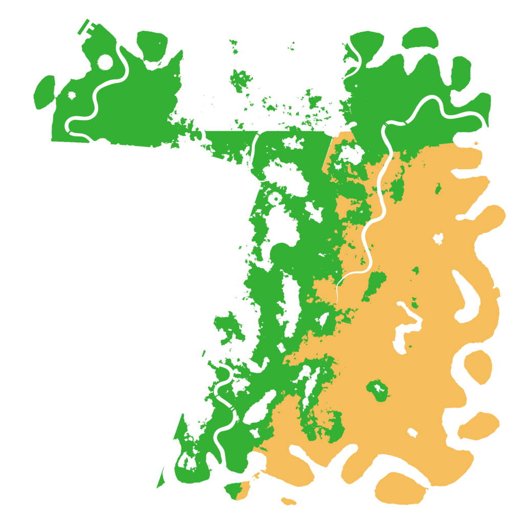 Biome Rust Map: Procedural Map, Size: 6000, Seed: 6789453