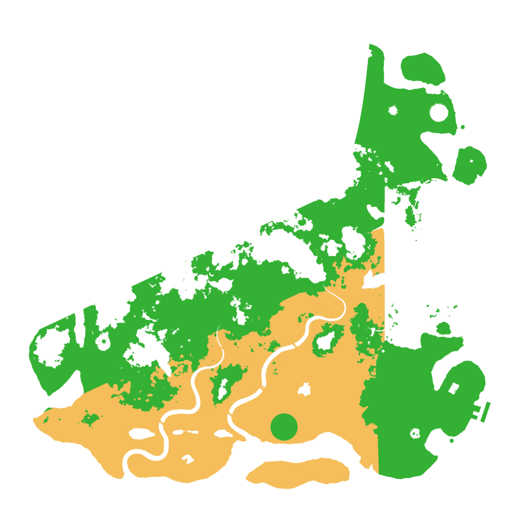 Biome Rust Map: Procedural Map, Size: 5000, Seed: 983380301